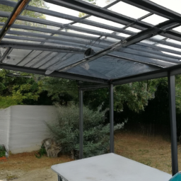 Aménagement de pergola avec fermeture loggia en PVC Plouzane